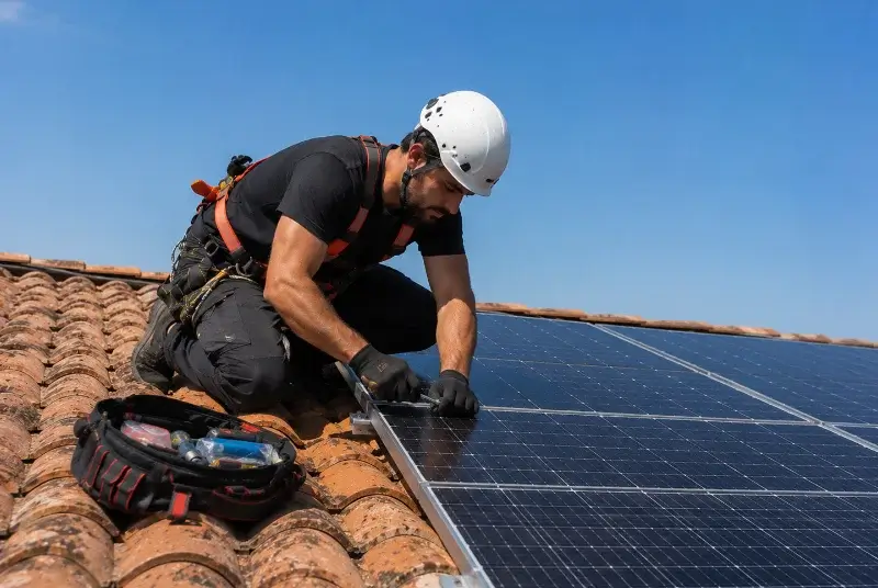 Maintenance et monitoring de panneaux solaires à Sainte-Anne-sur-Brivet